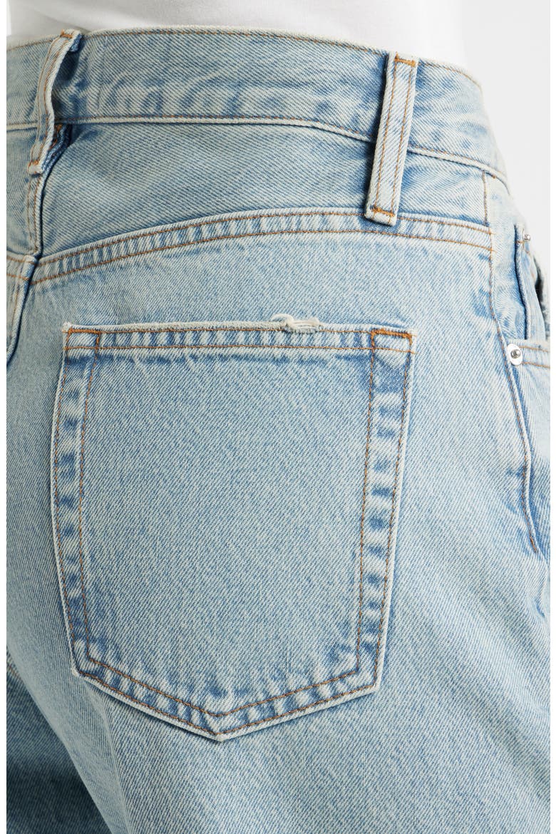 The Bow High Waist Barrel Jeans, Alternate, color, OUTLAW