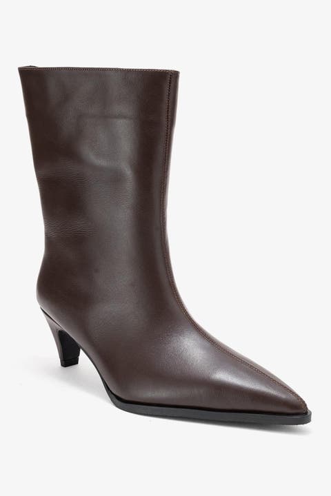 Aleo Leather Pointed Toe Boot