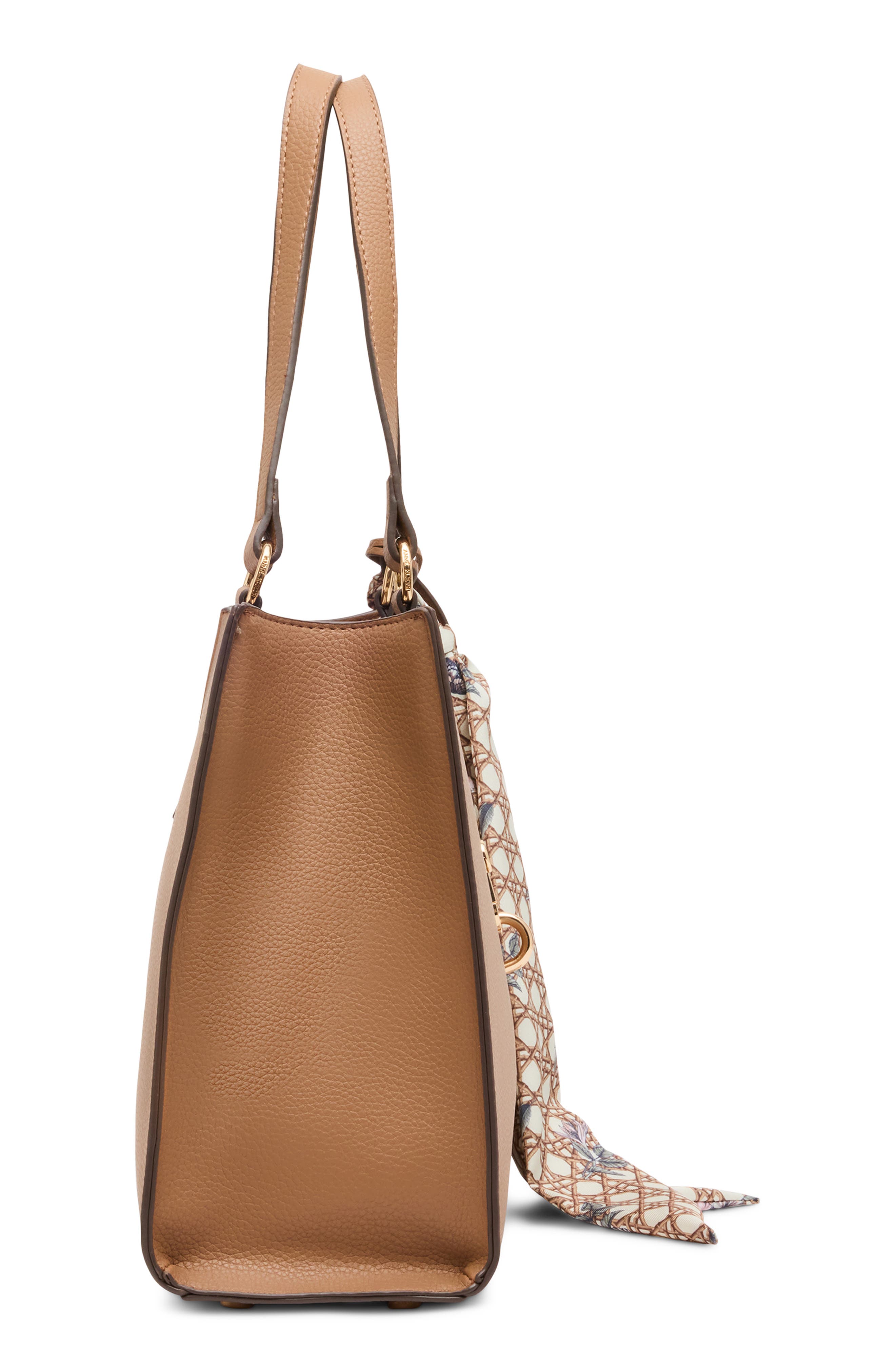 Anne Klein E/W Tote Bag, Alternate, color, Mocha
