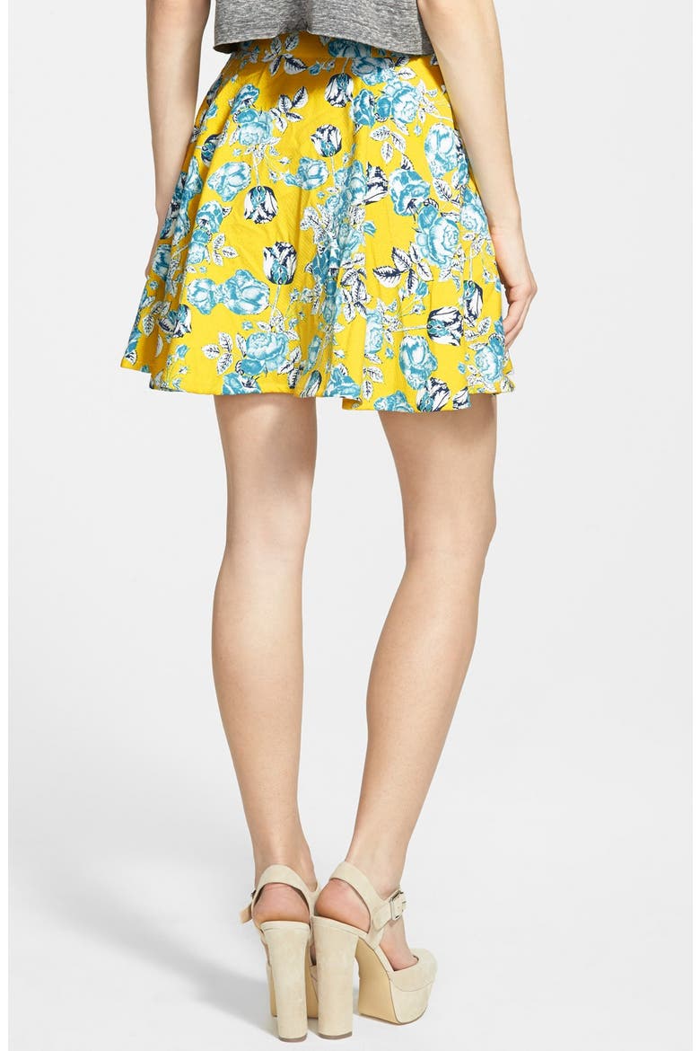 Citrus Floral Skirt, Alternate, color, MULTI