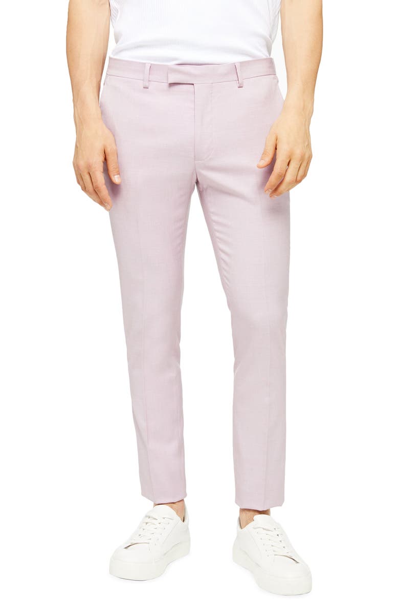 Topman Dax Super Skinny Fit Suit Dress Pants, Main, color, 