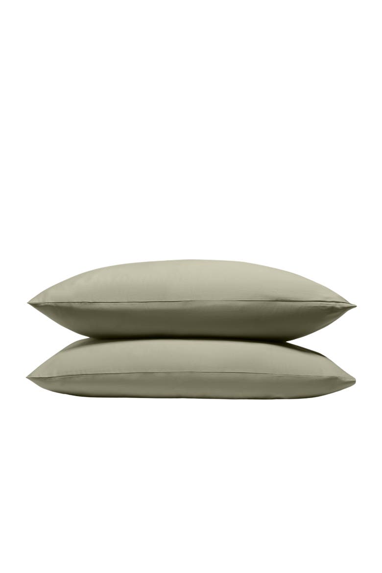 Luxe Australian Sateen Pillowcase Set, Alternate, color, Moss