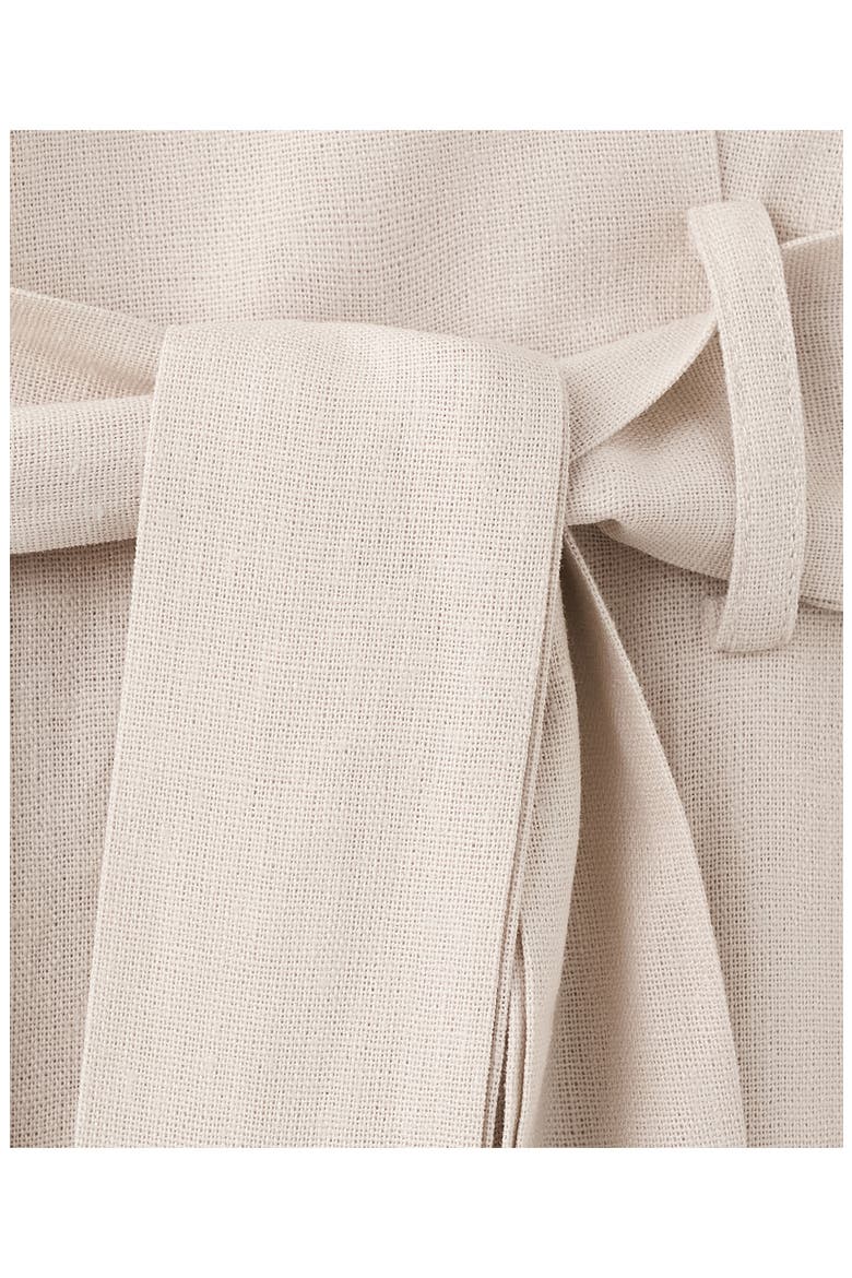 Sleeveless Linen Blend Jumpsuit, Alternate, color, SAND