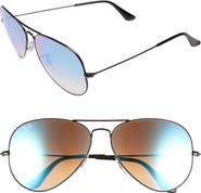 Ray-Ban 62mm Oversize Aviator Sunglasses