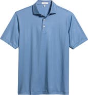 Peter Millar Hague Summer Comfort Microprint Performance Jersey Polo