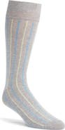 Nordstrom Vertical Stripe Cotton Blend Dress Socks