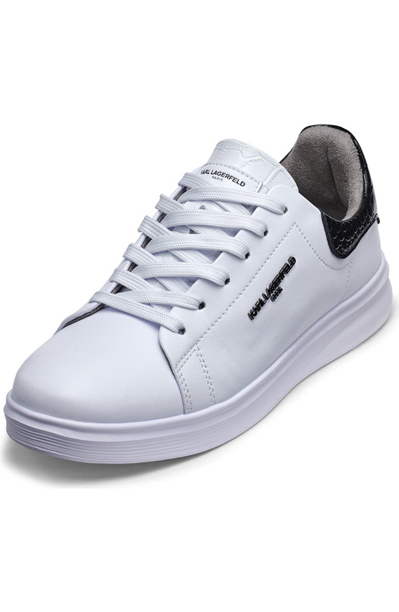 KARL LAGERFELD PARIS Plain Toe Sneaker, Main, color, Black