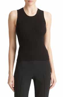 Vince Rib Scoop Neck Tank