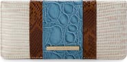 Brahmin 'Ady' Croc Embossed Continental Wallet