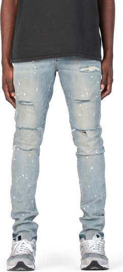 Deals Stredded Distressed Light Indigo Skinny Jeans