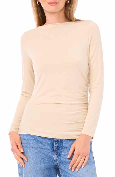 Halogen® Boat Neck Long Sleeve Top
