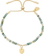 Estella Bartlett Amelia Rooting for You Agate Bead Slide Bracelet