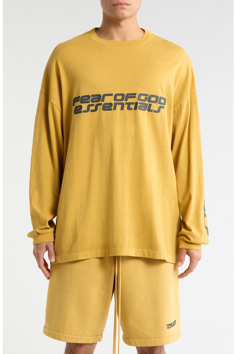 '90s Long Sleeve Logo Graphic T-Shirt, Main, color, CANYON