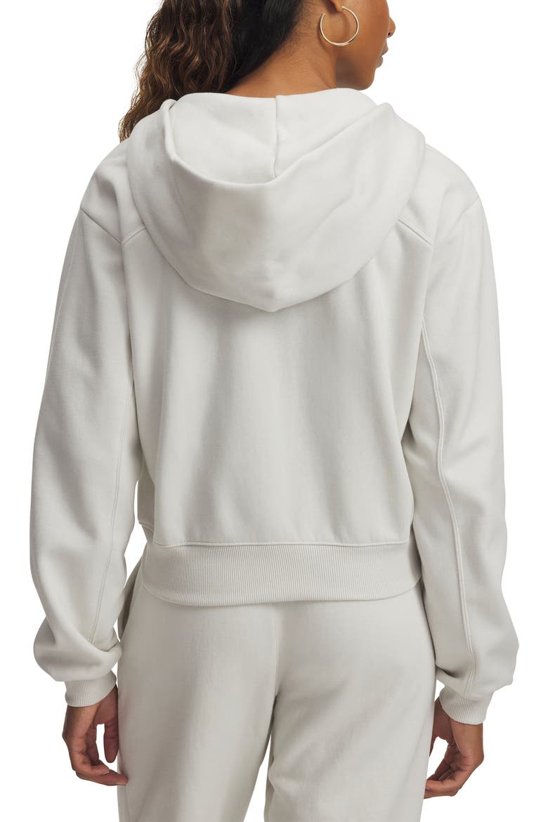 Icon Vida Cotton Blend Fleece Zip Hoodie, Alternate, color, SUMMIT WHITE / / SUMMIT WHITE
