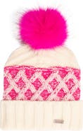 San Diego Hat Faux Fur Pom Beanie