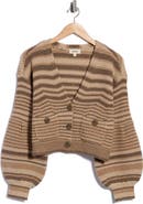 L'AGENCE Christabel Stripe Cardigan