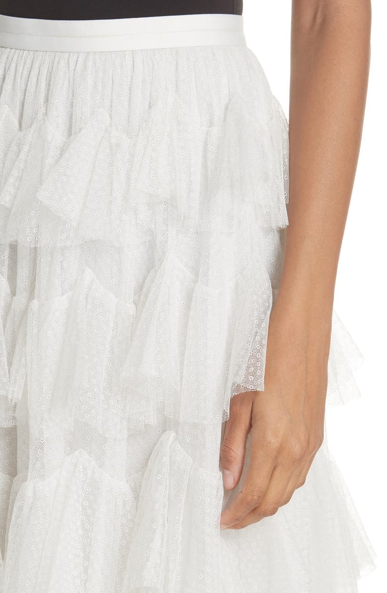 Needle & Thread Tiered Tulle Skirt, Alternate, color, 
