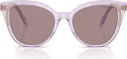 Swarovski 53mm Butterfly Sunglasses