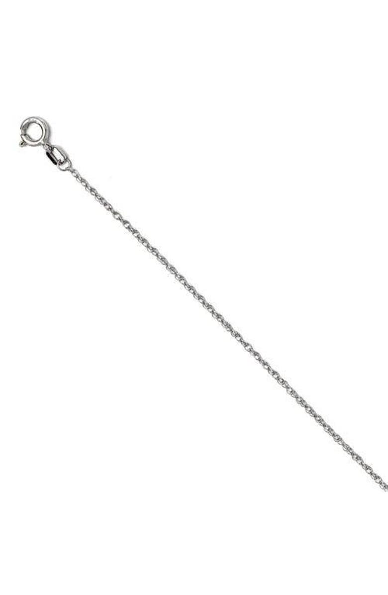 Bliss Diamond 1 1/5Ct TW Princess Cut Diamond Lab Grown Halo Pendant Gold Necklace, Alternate, color, 10K White Gold