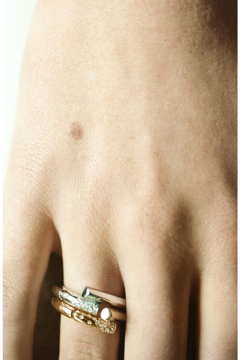 Oera Pavé Diamond Ring, Alternate, color, 18K WHITE GOLD
