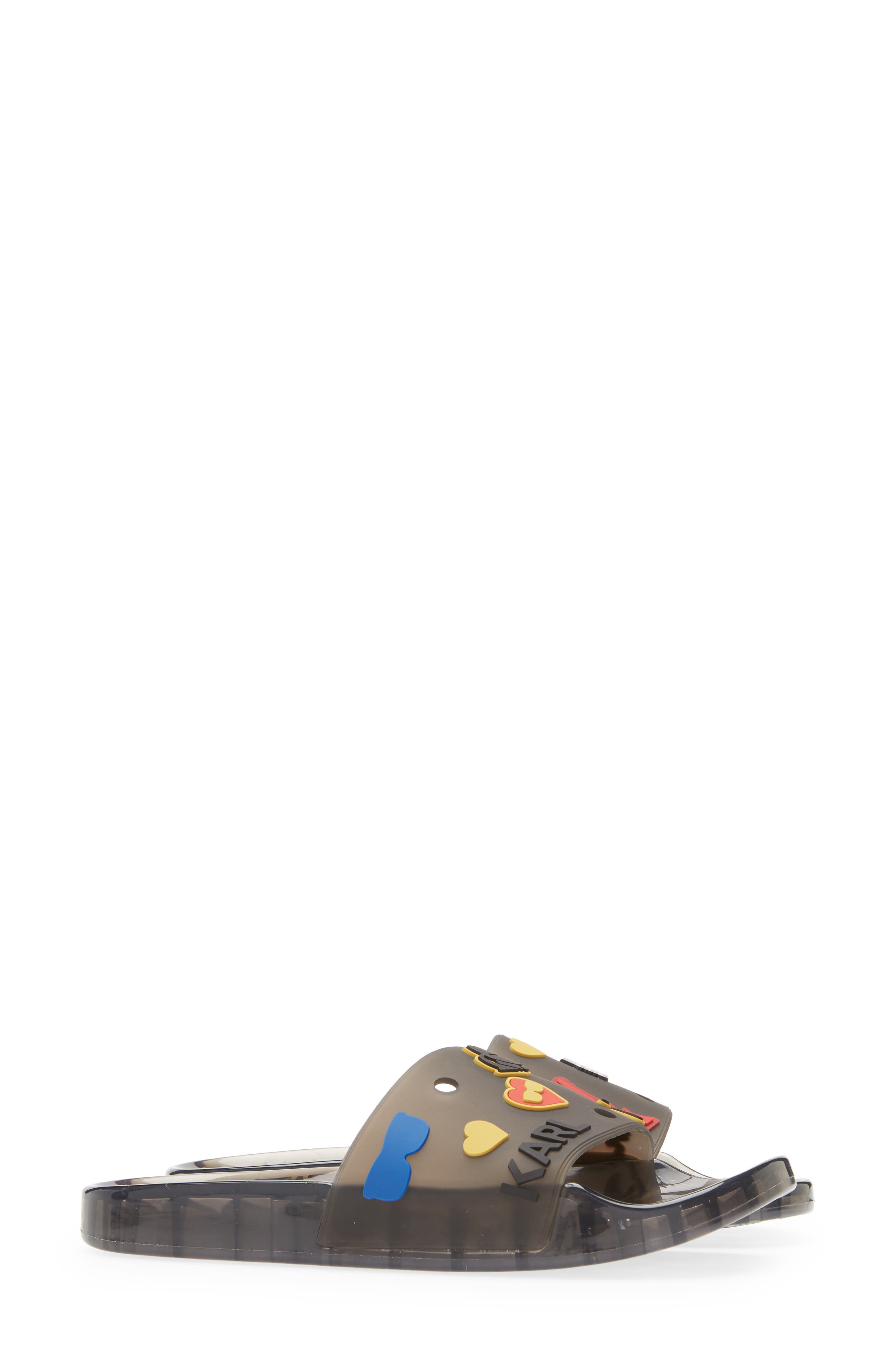 KARL LAGERFELD PARIS Thea Jelly Slide Sandal, Alternate, color, 