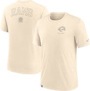 Nike Men's Nike Cream Los Angeles Rams Glory Tri-Blend T-Shirt