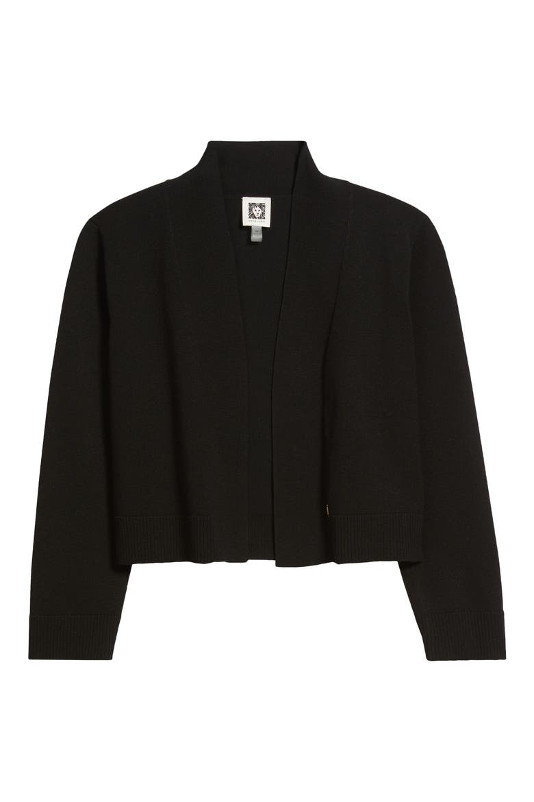 Kissing Front Shrug, Alternate, color, ANNE BLACK