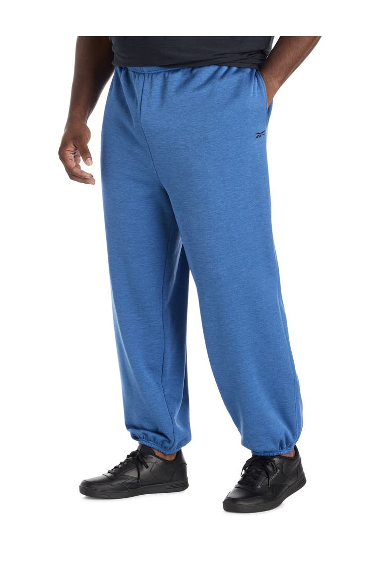 Big & Tall Performance Fleece Joggers, Main, color, TWILIGHT BLUE HTHR
