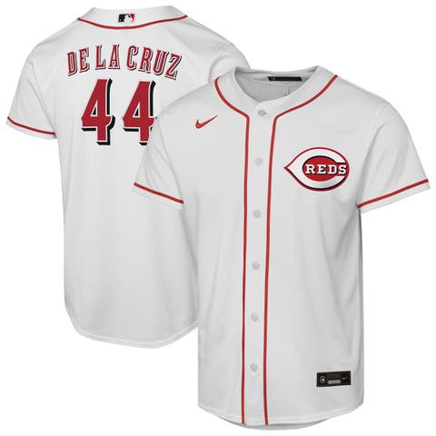 Youth Nike Elly De La Cruz White Cincinnati Reds Home Replica Player Jersey