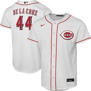 Nike Youth Nike Elly De La Cruz White Cincinnati Reds Home Replica Player Jersey