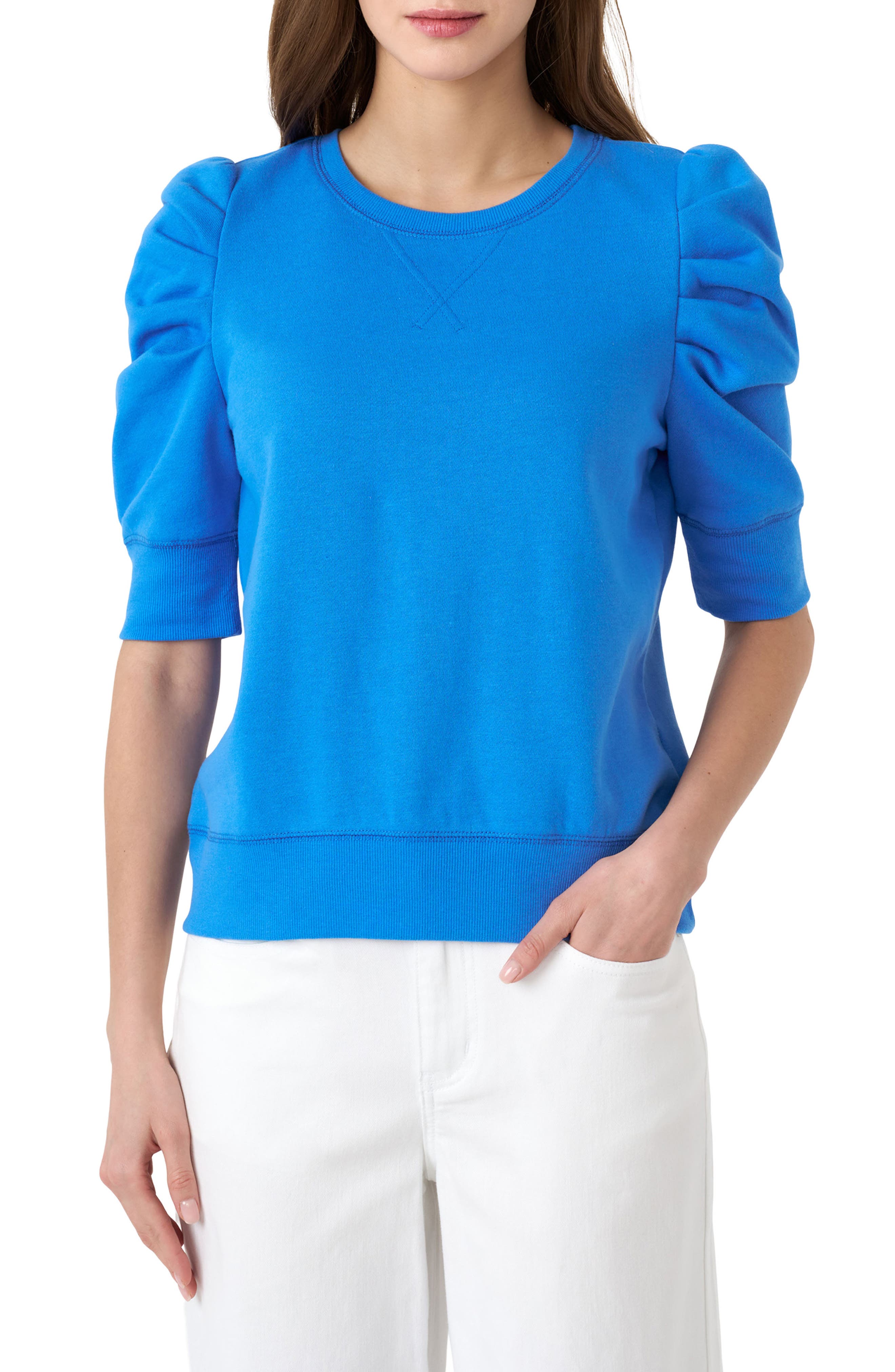 RM Rebecca Minkoff Janine Puff Sleeve Sweatshirt