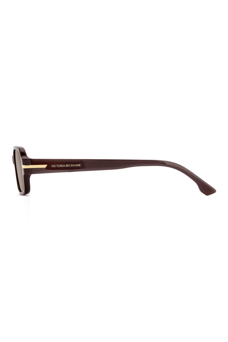 1012 Rectangular Sunglasses, Alternate, color, BURGUNDY/ GREY