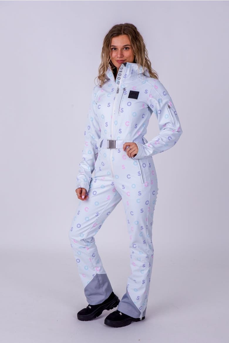 Chic Ski Suit - OOSC Print, Alternate, color, WHITE