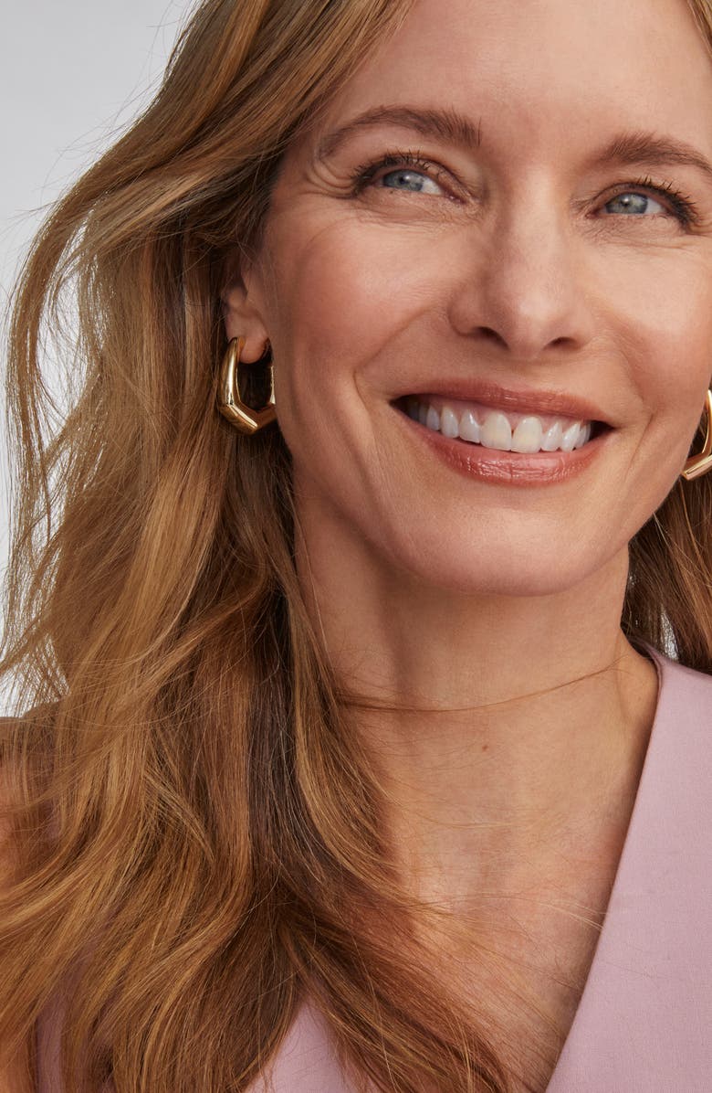 Kendra Scott Small Kaia Hoop Earrings, Alternate, color, Gold