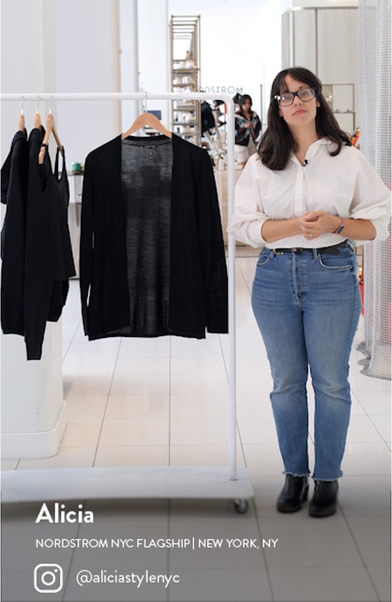 Open Front Wool Cardigan, sales video thumbnail