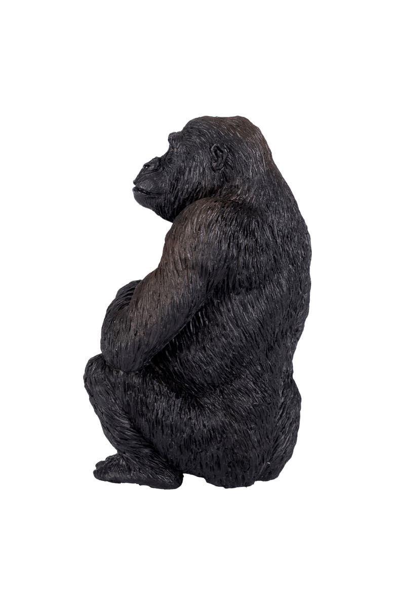 Legler USA Mojo Gorilla Female International Wildlife Hand Painted Toy Figurine, Alternate, color, Black