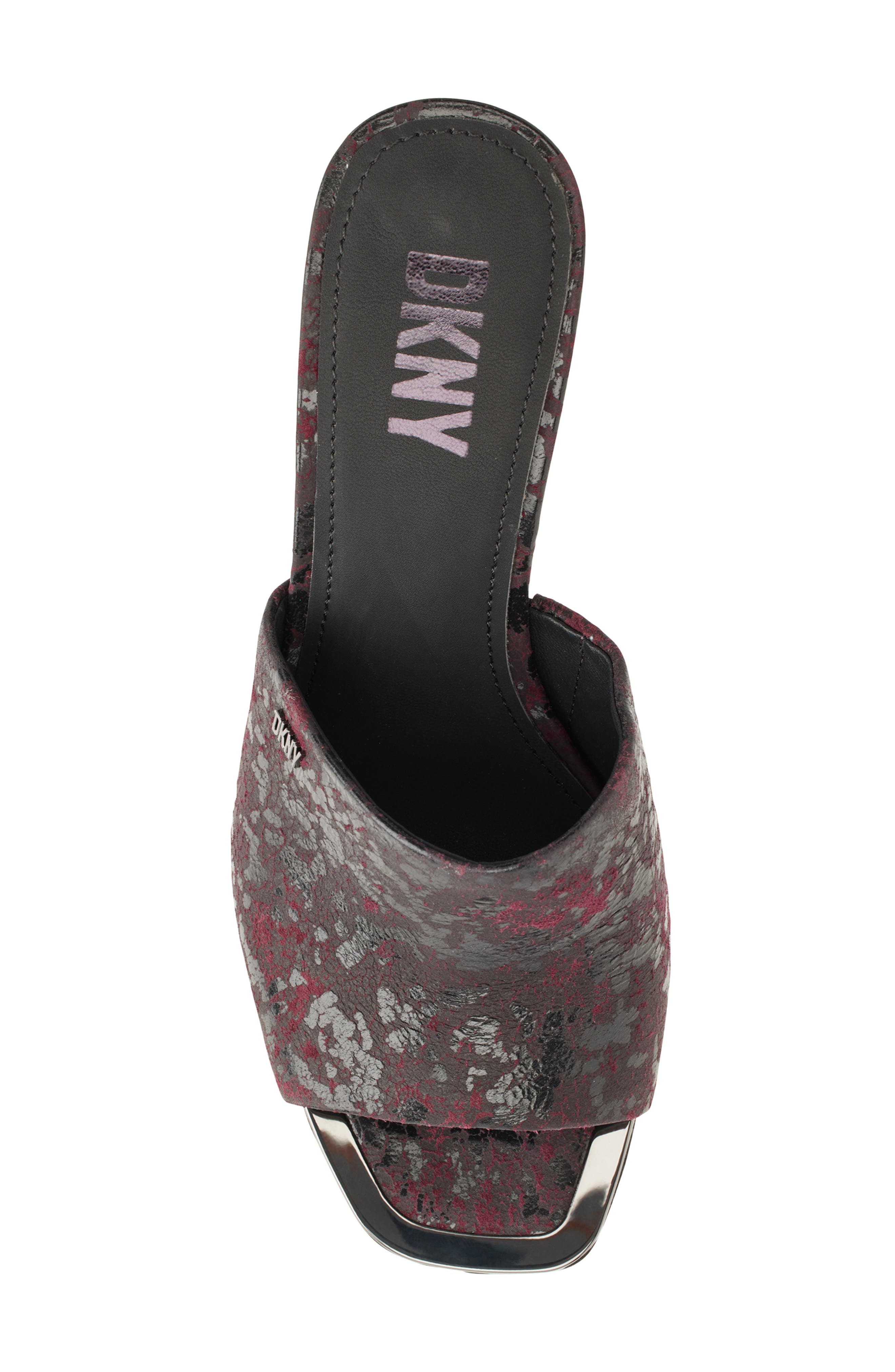 DKNY Bronx Slip-On Mule Sandal, Alternate, color, Bordeaux