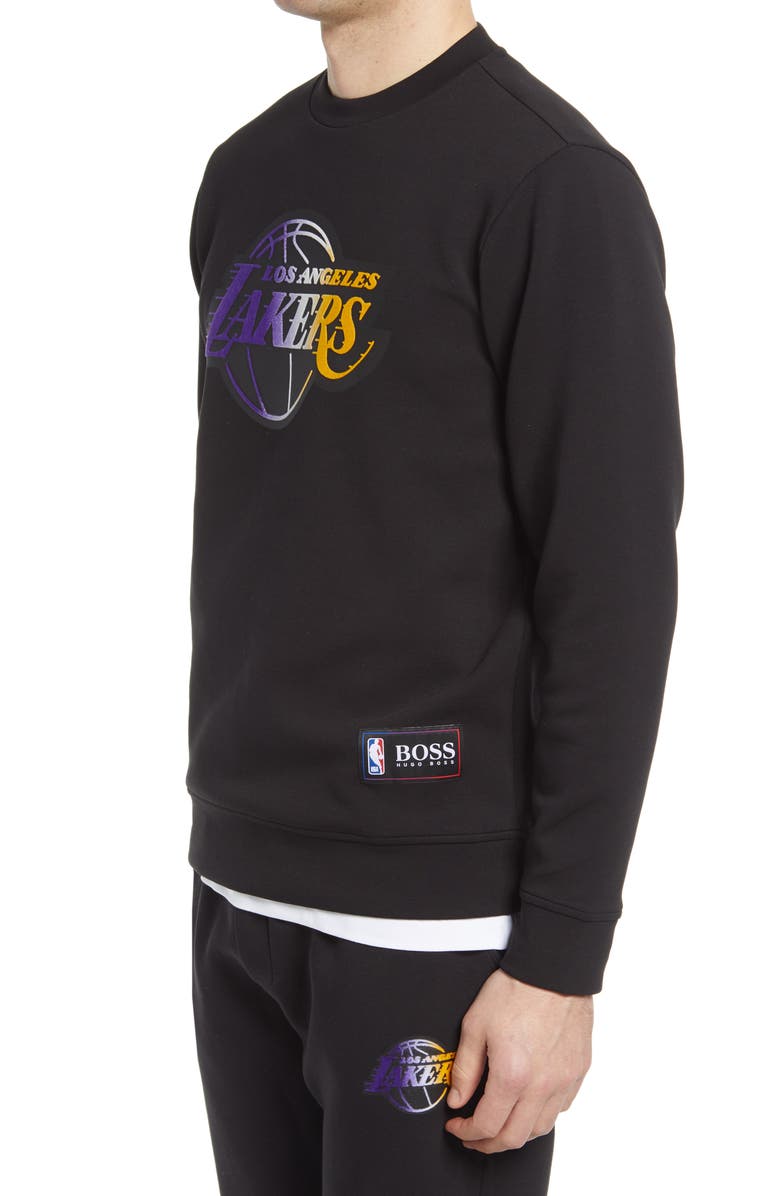 BOSS x NBA Los Angeles Lakers Sweatshirt, Alternate, color, 