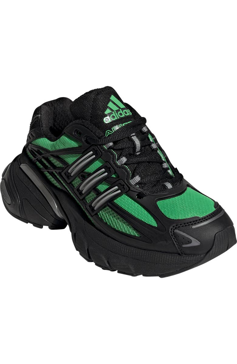 adidas Kids' Adistar XLG 2.0 Sneaker, Main, color, Green/ Black/ Iron Metallic