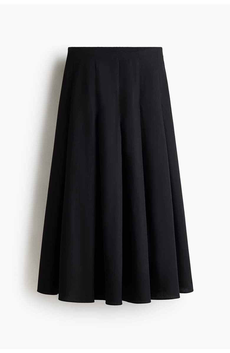 H&M Circular Poplin Skirt, Main, color, 