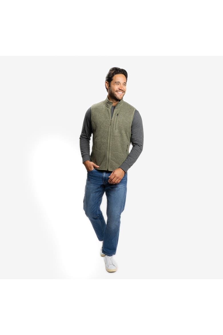 Polartec Fleece Vest, Alternate, color, Olive