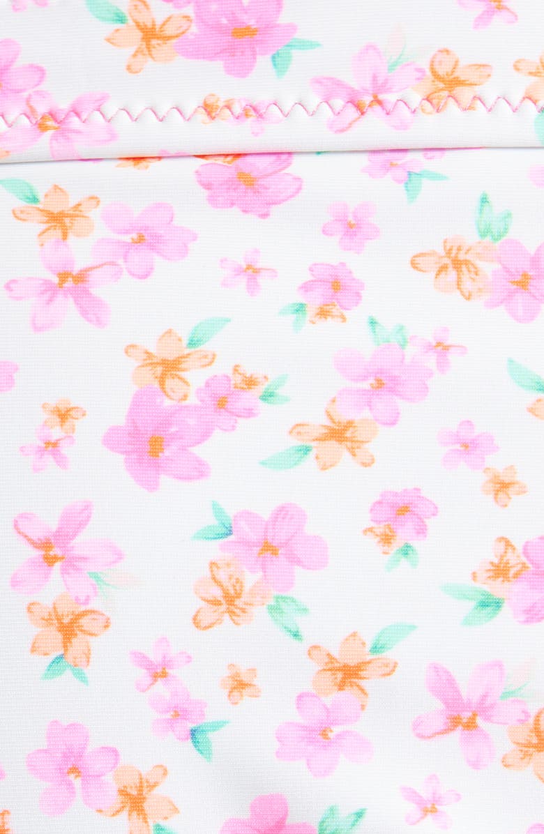 Kulani Kinis Wide Band Bikini Bottoms, Alternate, color, Flamingo Flora