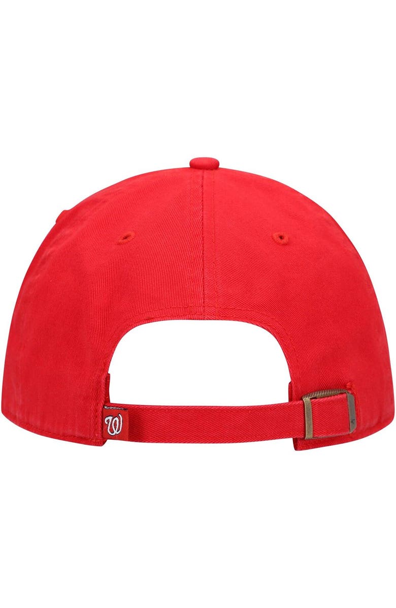 '47 Men's '47 Red Washington Nationals Clean Up Adjustable Hat, Alternate, color, 