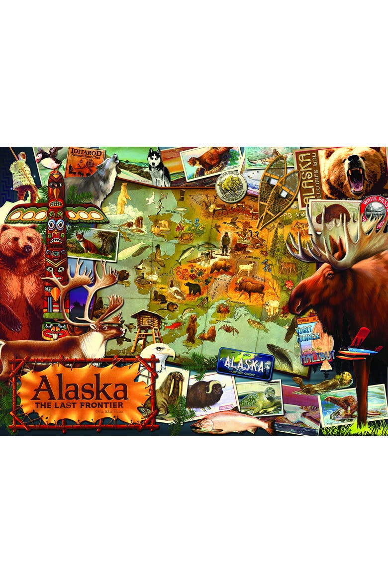 Alaska, the Final Frontier 1000 piece Jigsaw Puzzle for Adults, Main, color, Multicolor