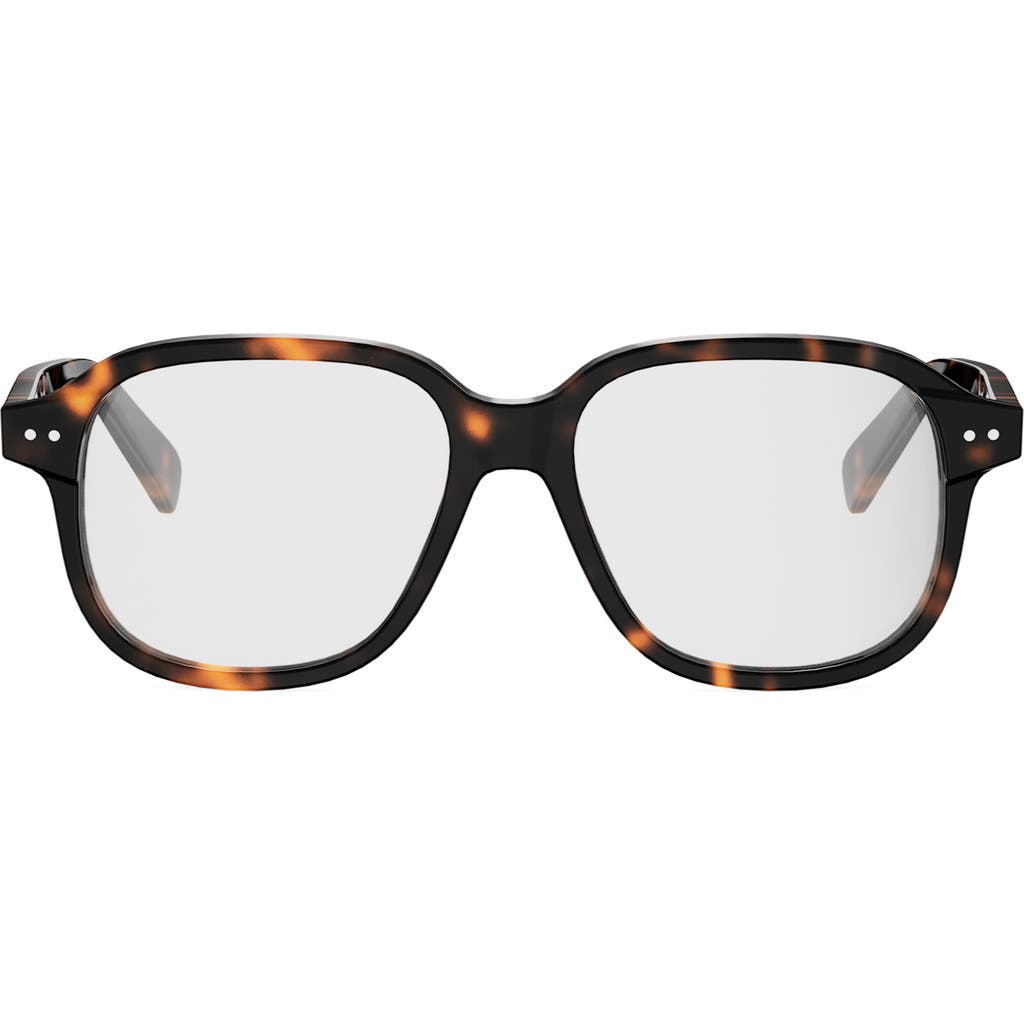 Celine 54mm Thin Geometric Optical Glasses In Black