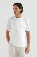 Brunello Cucinelli Cotton jersey T-shirt with piping