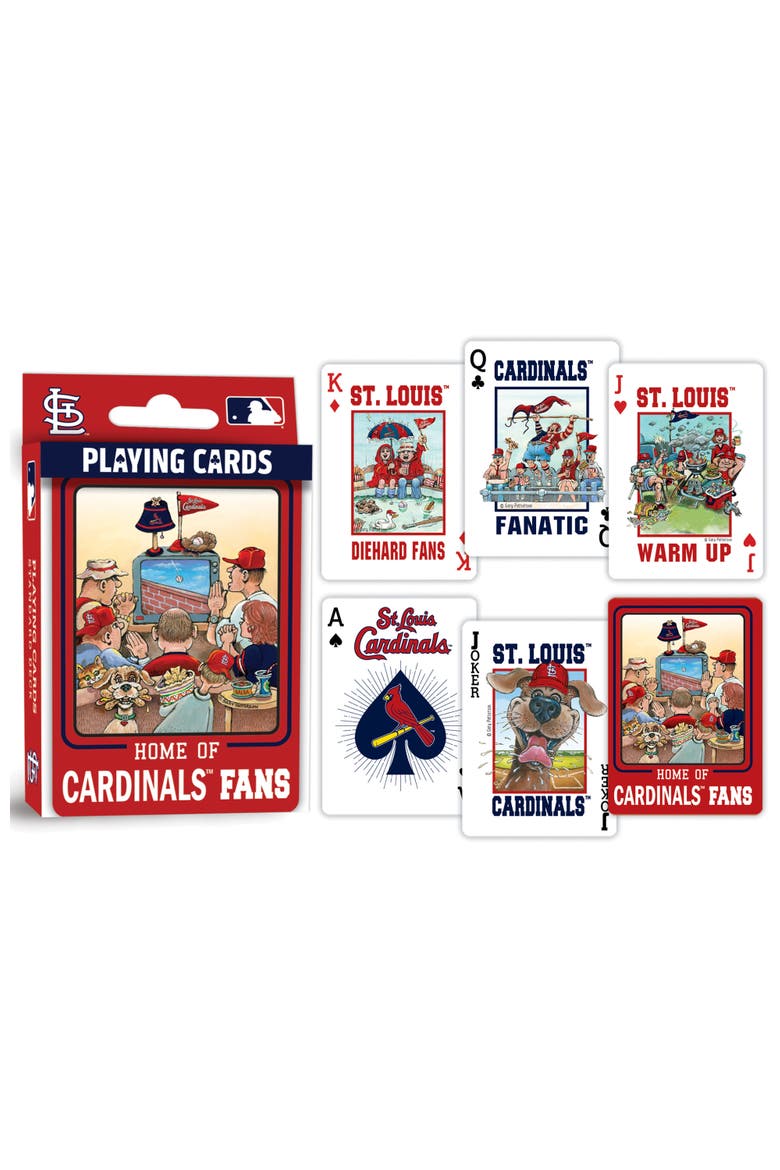 St. Louis Cardinals Fan Playing Cards, Alternate, color, Multicolor
