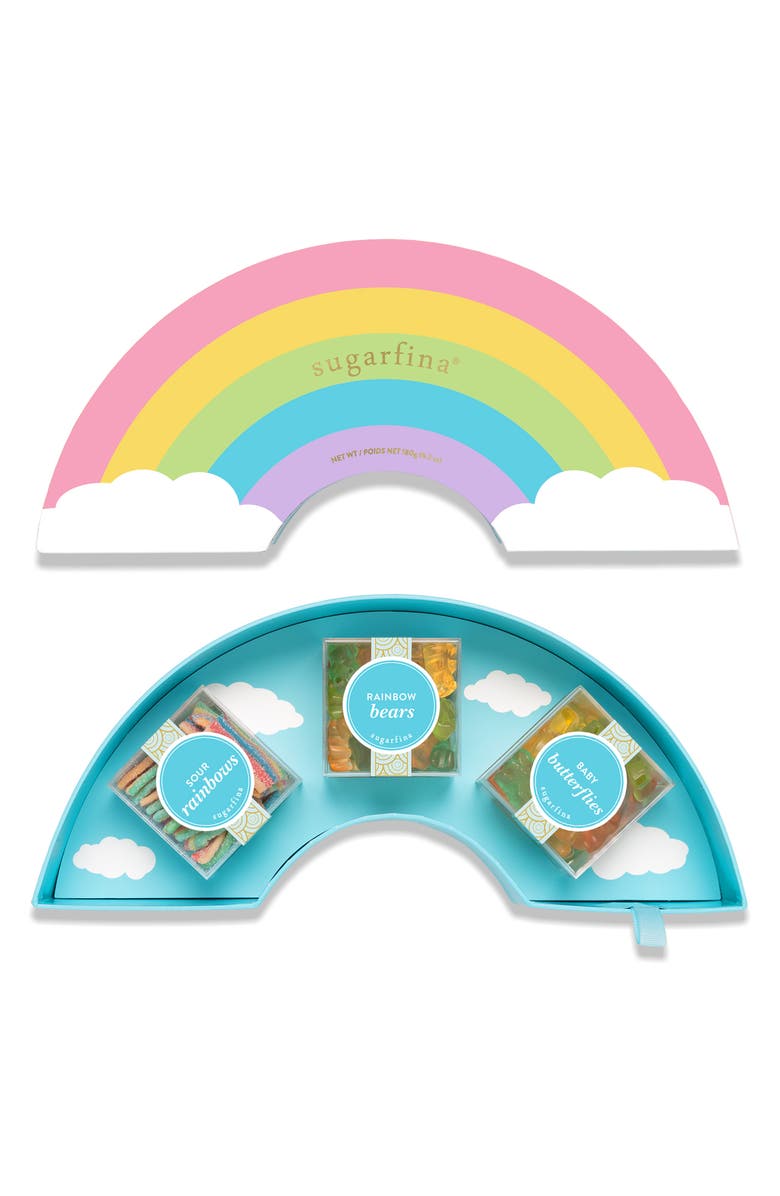 sugarfina Rainbow 3-Piece Candy Bento Box, Alternate, color,