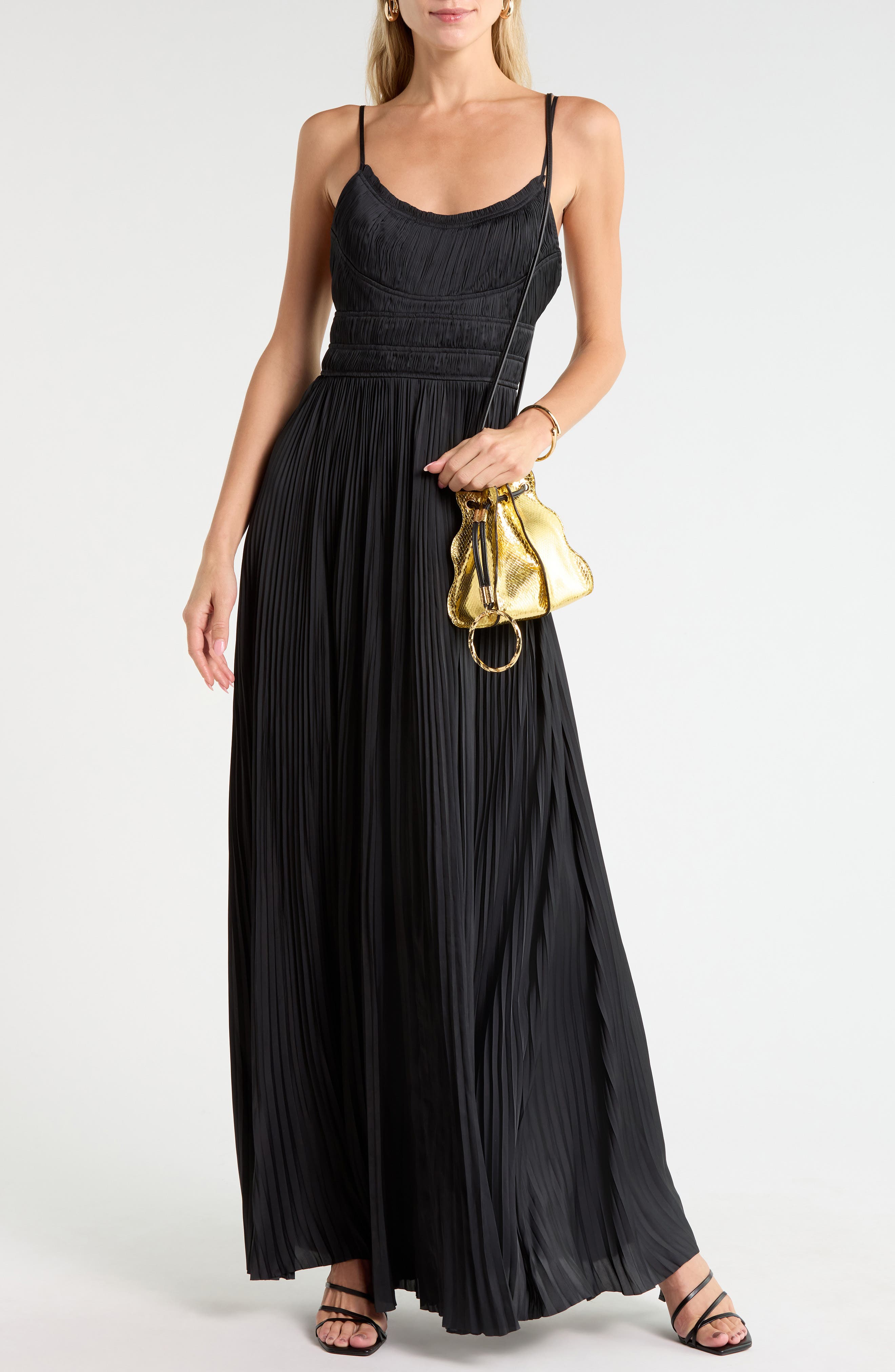 Reine Pleated Gown