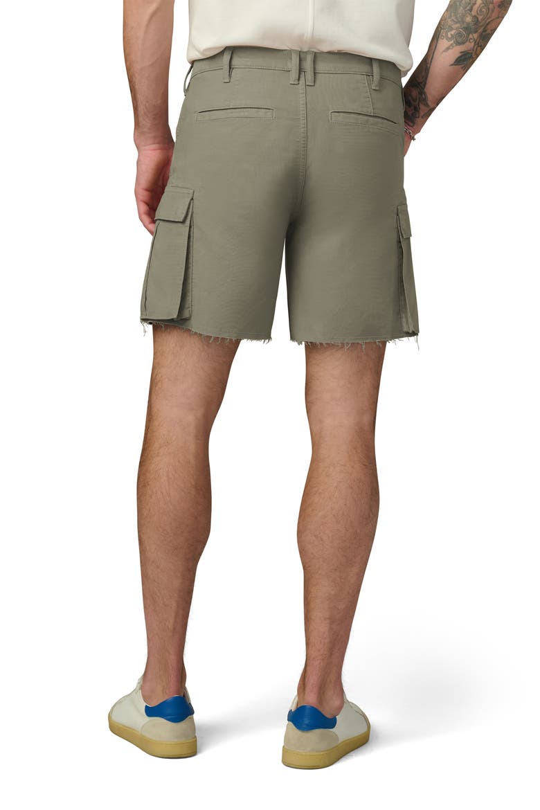 McArthur Raw Hem Cargo Shorts, Alternate, color, SEAGRASS